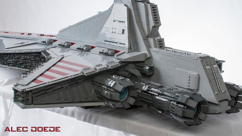 Illustration for article titled That's A Big LEGO Star Destroyer